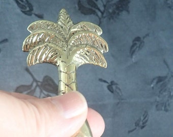 Brass Palm Tree Bottle Opener, Bar Decor