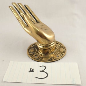 Buddha #3 Brass Hand