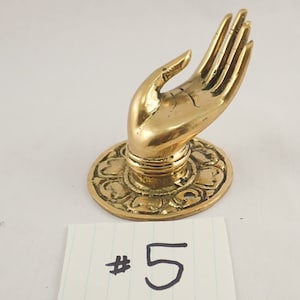 Buddha #5 brass Hand