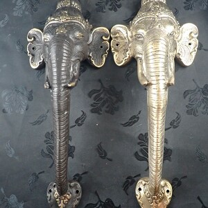 Ganesha elephant head door pull Size #1 large, #2 small