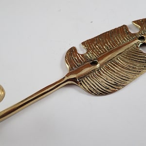 Brass Banana Leaf Hook, Home Hanger