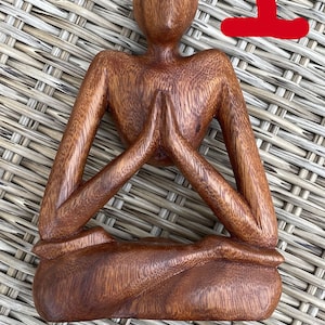 Wooden Yoga Figurine - Etsy