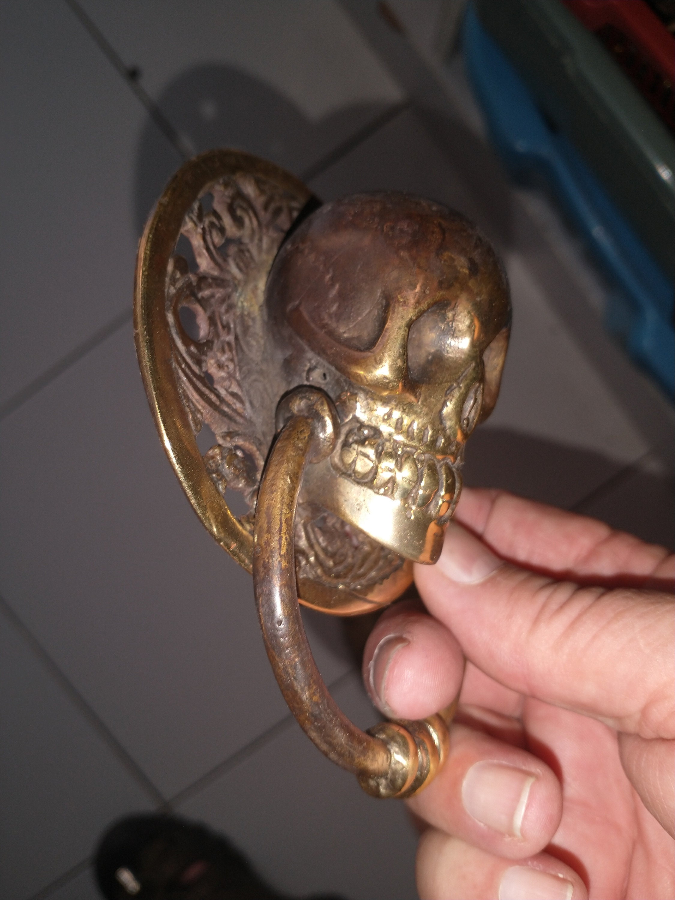Skull Towel Holder Etsy