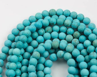 Perles Pierre Turquoise Synthèse reconstituée Étoiles 12mm Bleu Turquoise 20pc