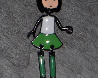 56x24mm articulated doll charm