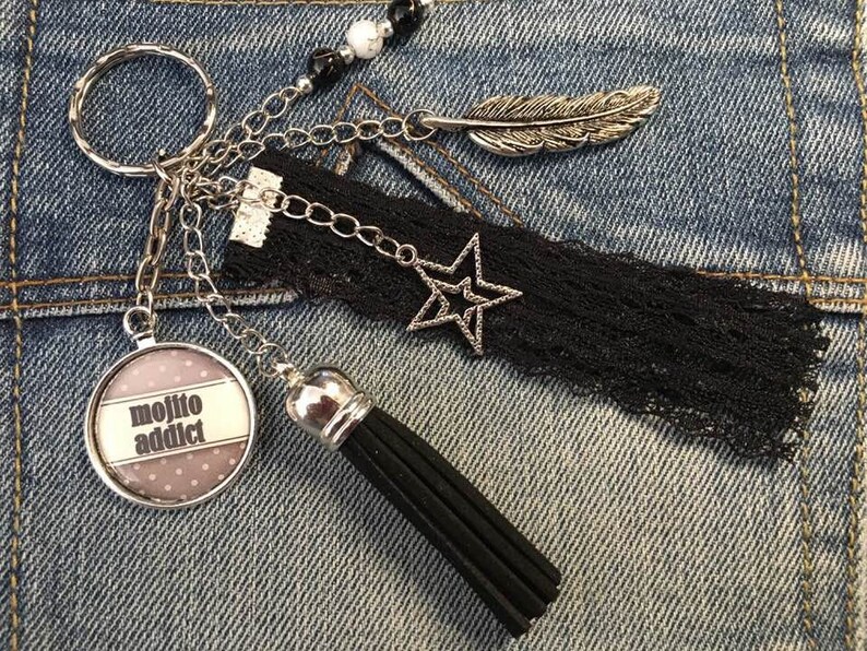 key jewelry bag mojito addict