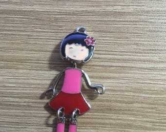 56x24mm articulated doll charm