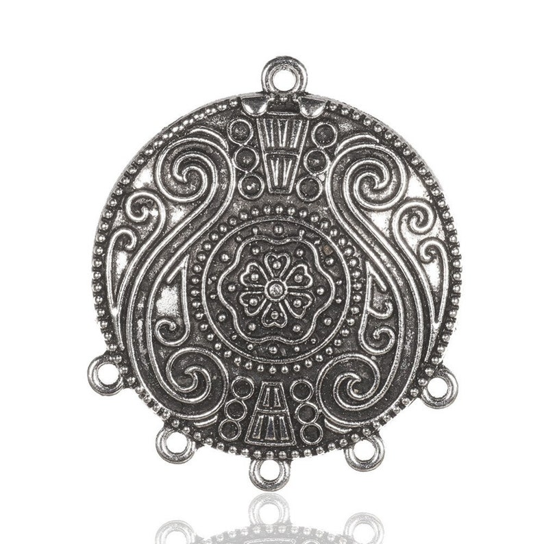 stunning Tibetan connector 46 x 38 mm