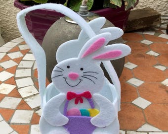 Sac de Pâques  pour enfants thème lapin