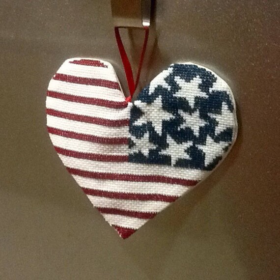 Theme Door Decoration American Flag In Heart