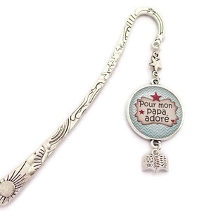 Bladwijzer voor papa, &quot;Voor mijn geliefde papa&quot;, cadeau voor papa, Vaderdag, cadeau-idee voor papa