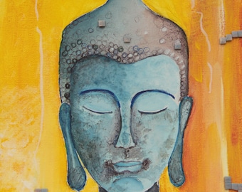 Painting "The Face of Buddha"