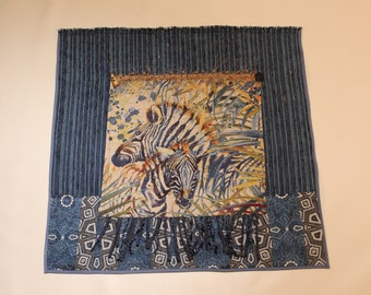 Zebra wall hanging