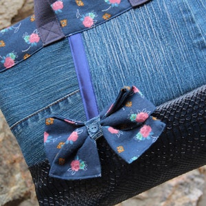 Sac Cabas jean et liberty image 2