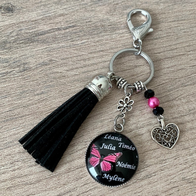 Personalised Key Rings Custom Bag Jewelry Customizable Woman Etsy