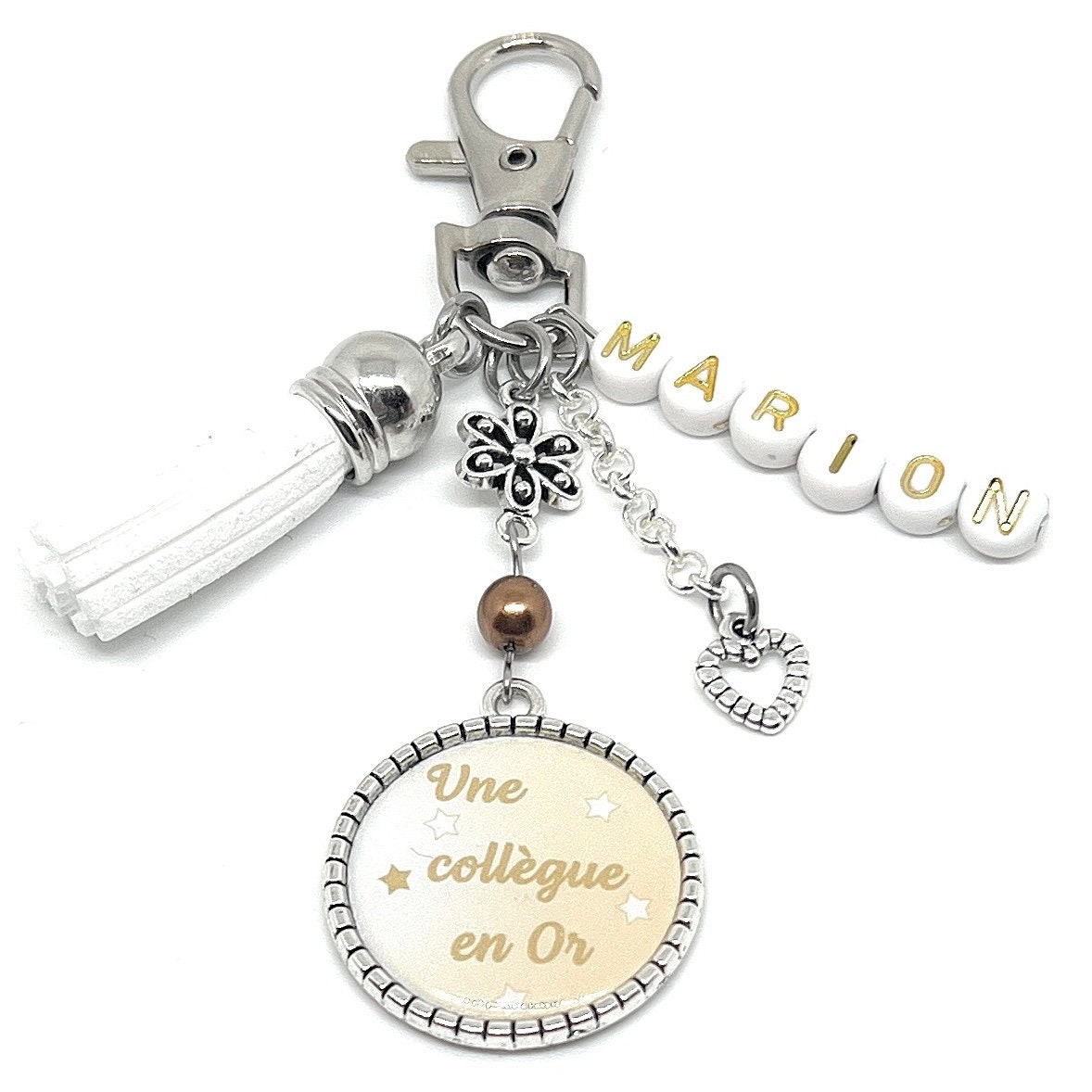 Porte-clés personnalisé pour collègue formidable - Ourson Câlin