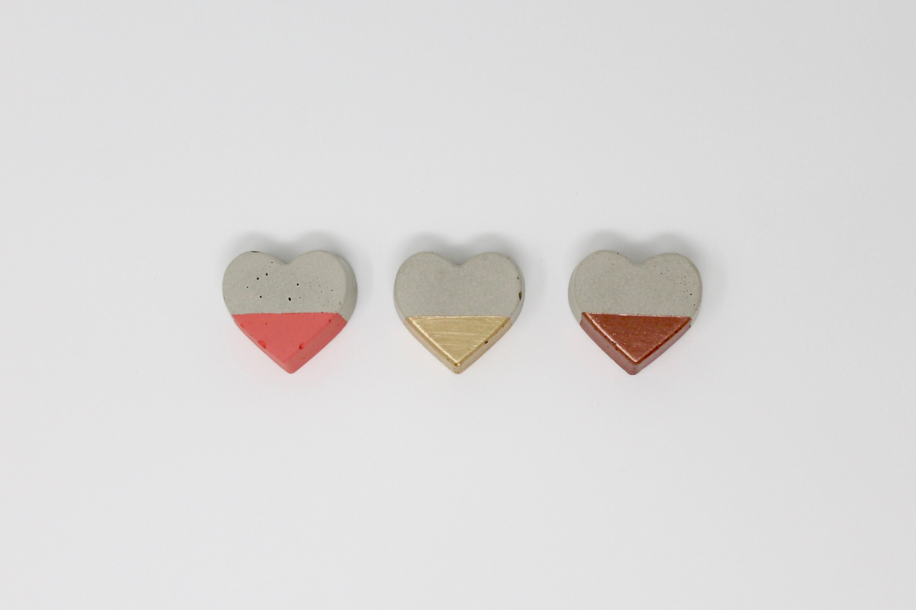 Concrete Heart Small Cement Valentine Gift with Personalized Etsy