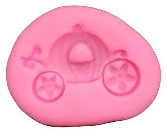 carriage silicone mold for polymer clay
