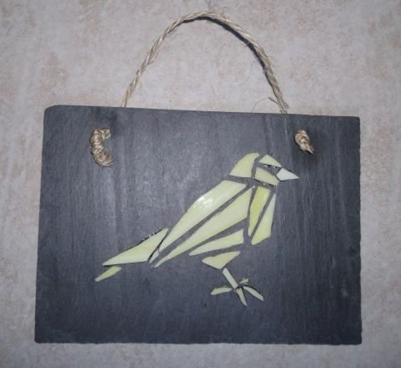 Décoration Murale L'oiseau sur Ardoise