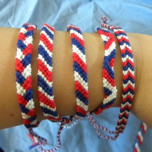 Bracelet brésilien, France, collection Drapeaux image 1