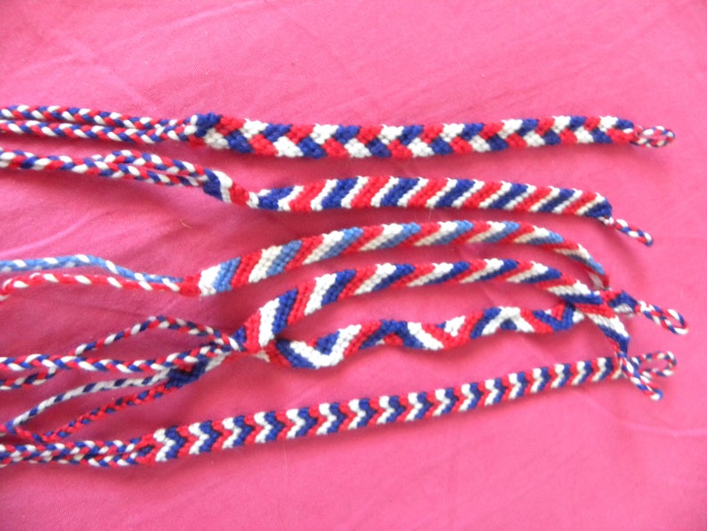 Bracelet brésilien, France, collection Drapeaux image 4