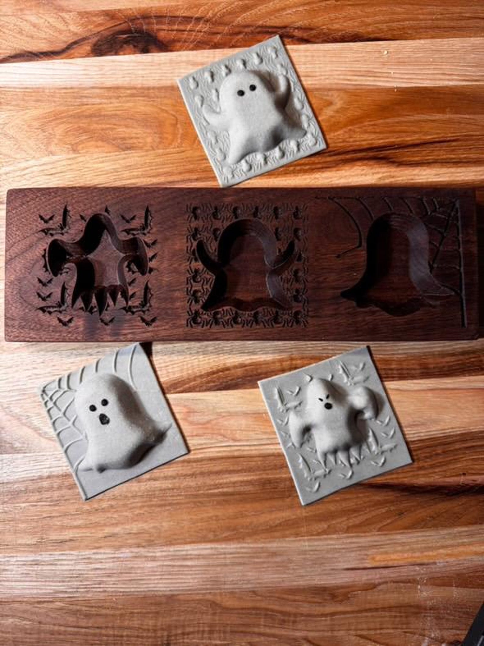 Ghoulish Ghosts Halloween Ravioli Mold - Etsy