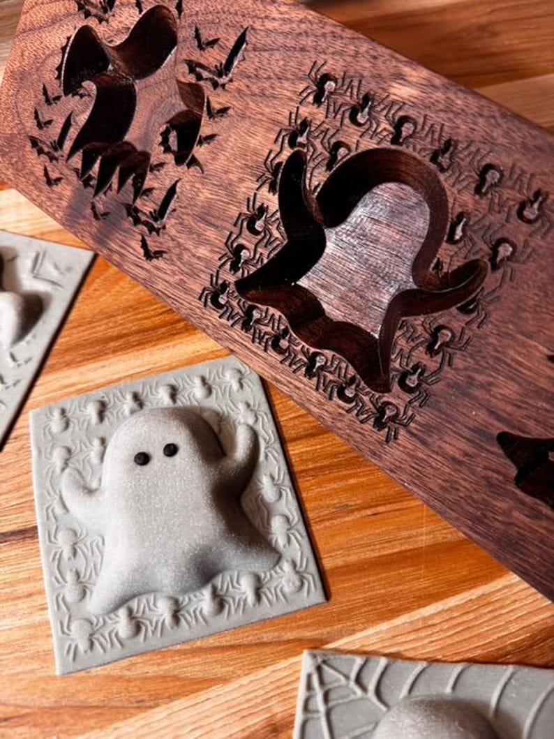 Ghoulish Ghosts Halloween Ravioli Mold - Etsy