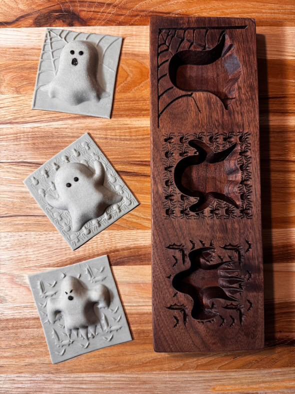 Ghoulish Ghosts Halloween Ravioli Mold - Etsy