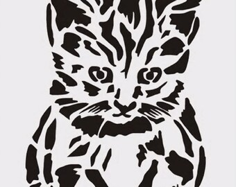 Pochoirs De Chat Etsy France