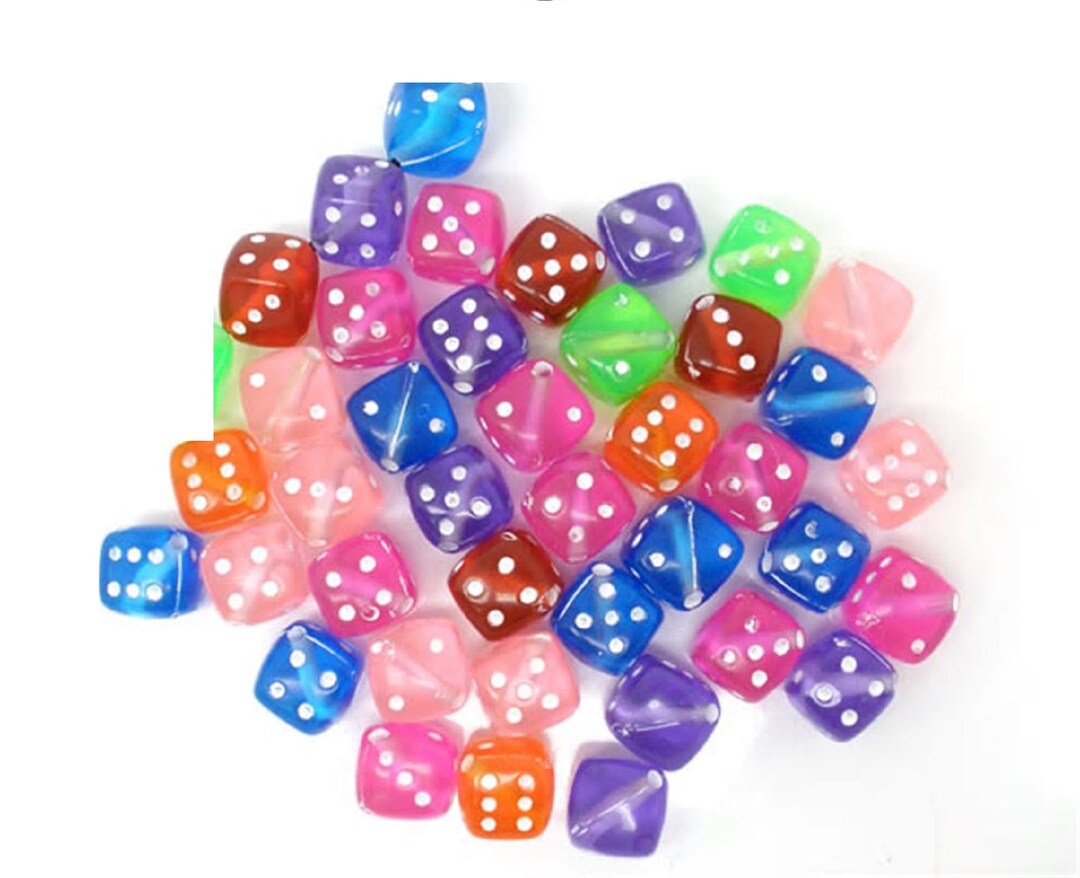 50 Perles Acryliques En Forme De Fleur à 5 Pétales Creuses - Multicolores - Pour Création Bijoux DIY (colliers, Bracelets, Accessoires Cheveux)