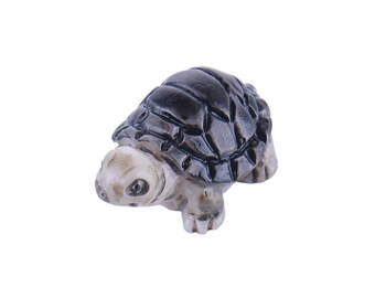 RESIN MINIATURE: gray turtle 2cm
