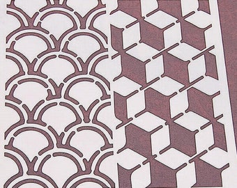 POCHIR PLASTIC 13-13cm: fancy pattern (35)