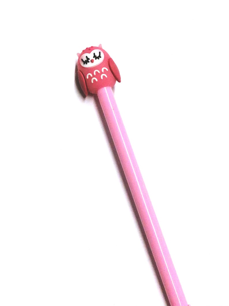 Fancy Pencil Pink Owl
