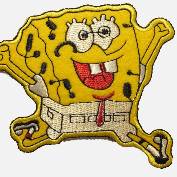 IRON-ON APPLICATION: Sponge Bob 10*10cm