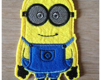 Opstrijkbare appliqué: Despicable Me Minion 9*6cm (02)