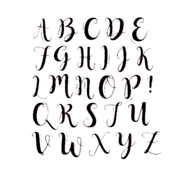 Alphabet transparent silicone stamp height 28 to 30 minutes (04)