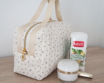 Trousse de toilette, maxi trousse, vanity, trousse bébé, trousse maquillage, trousse voyage, trousse double gaze