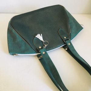 Green handbag, shoulder bag, gift