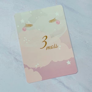 carte étape bébé, carte étape, cadeau de naissance, bébé, future maman, liste de cadeau naissance, grossesse, rêver, féérique