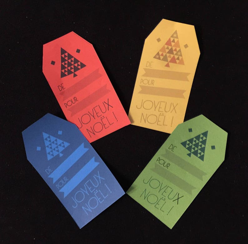Christmas tags Merry Christmas 10 1 multicolored