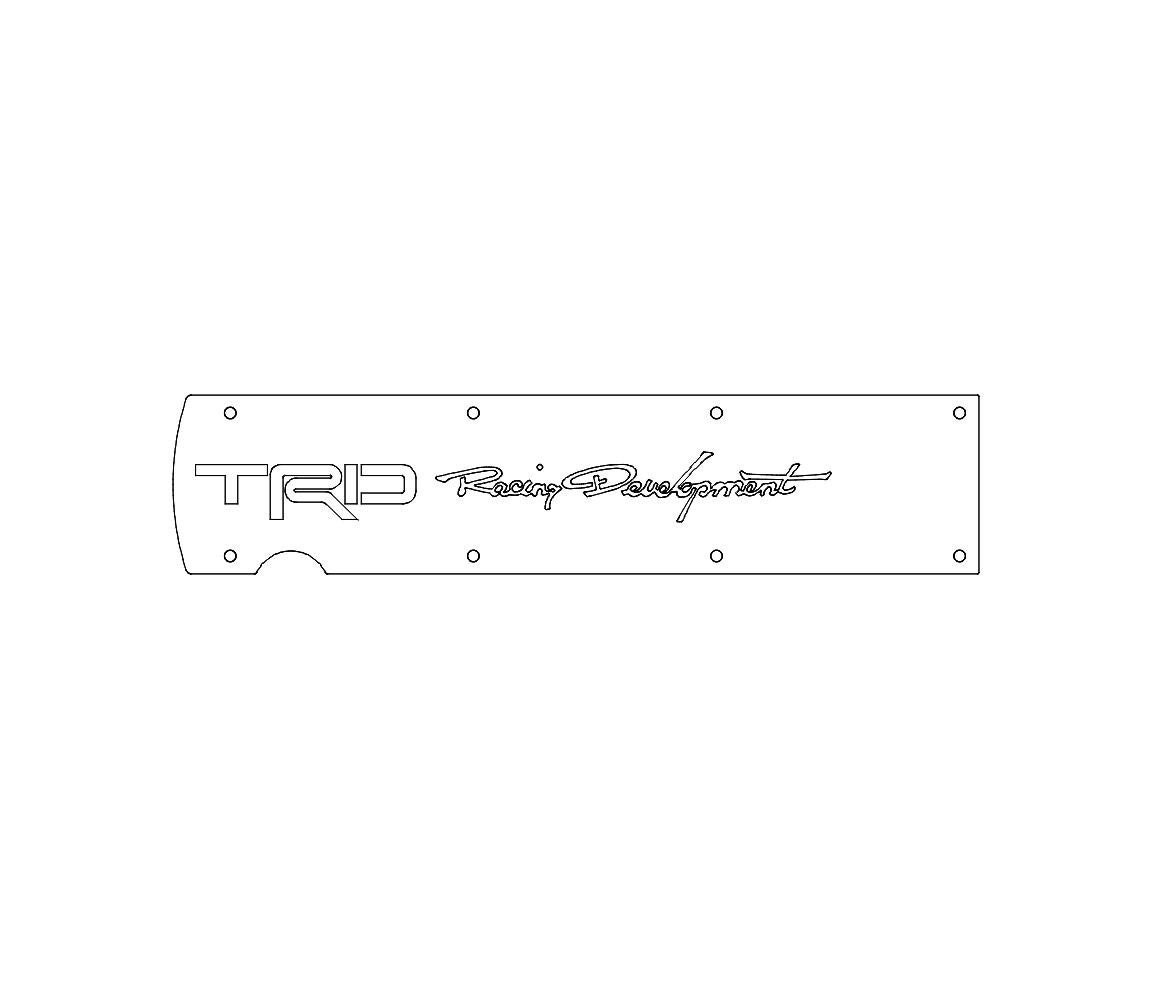 Coil cover plate Toyota 2JZ / Coil cover plate TRD Racing Development