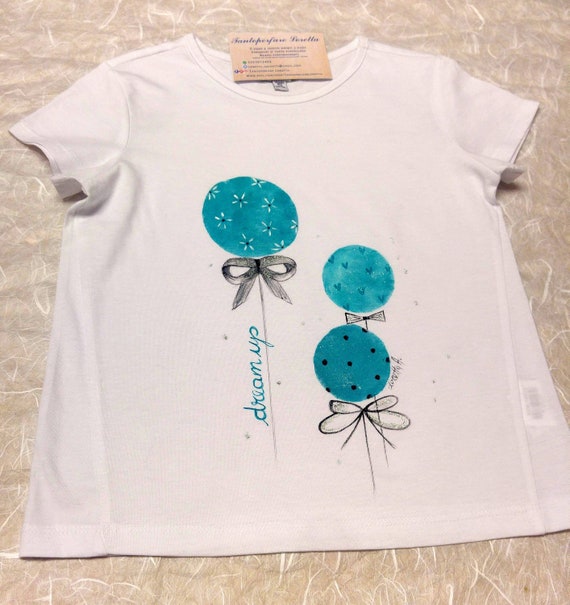 maglietta azzurra bimba