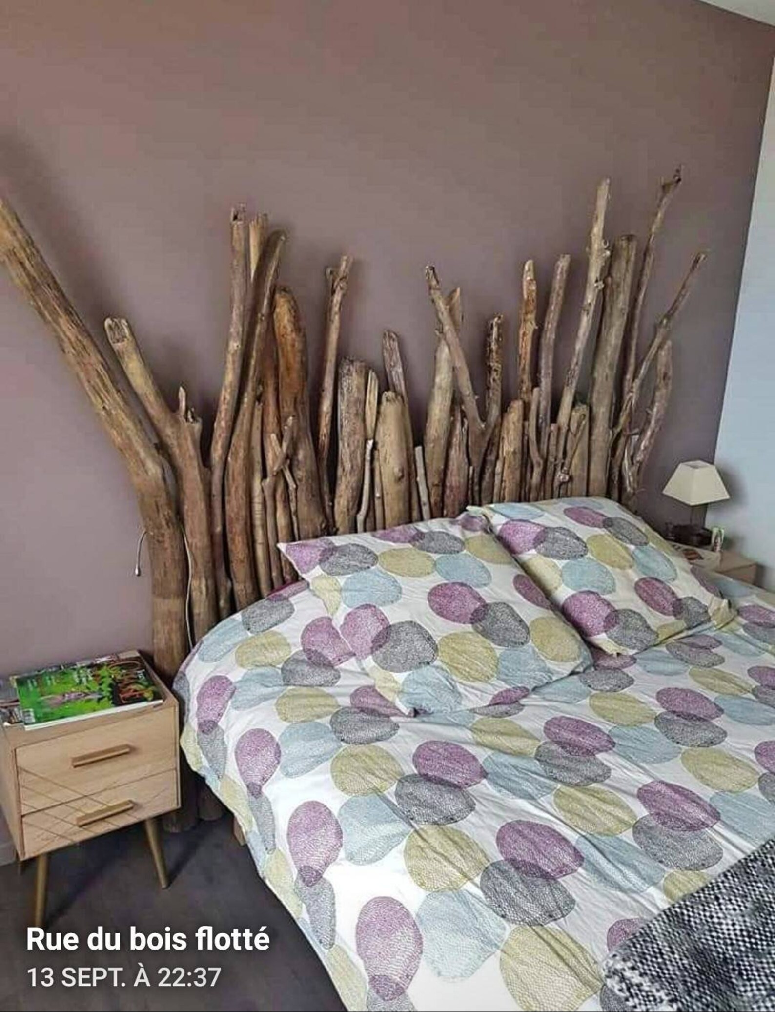 Driftwood Headboard Driftwood Branches DIY Etsy India