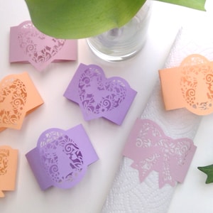 ナプキン リング プロッター ファイル SVG DXF FCM、装飾、イースター、誕生日、結婚式、お祝い、プロット、紙、レーザー、svg dxf fcm eps png pdf jpg