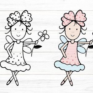 Fairy Lara plotterbestand SVG DXF FCM, engel, bescherming, ster, vleugels, kinderen, meisje, laserprint sublimatie svg dxf fcm eps png pdf jpg
