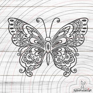 Butterfly Cutting file SVG DXF, decoration, mother's day, wedding, birthday, summer, laser, print, sublimation svg dxf eps png, pdf jpg