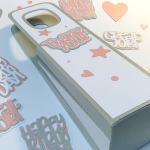 Cadeautas plotterbestand SVG DXF FCM, doos, teksten, doos, verpakking, Valentijnsdag, verjaardag, Moederdag, bruiloft, papier, laser
