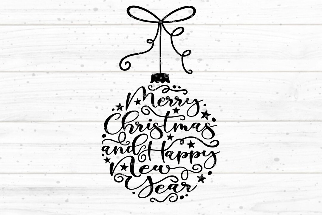 Merry Christmas Cutting File SVG DXF FCM, Window Deco, Stars, Wreath ...