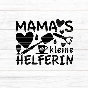 Archivo de trazador de la pequeña ayudante de mamá SVG DXF FCM, regalo, bebé hija mamá niña, sublimación de impresión láser svg dxf fcm eps png jpg pdf,