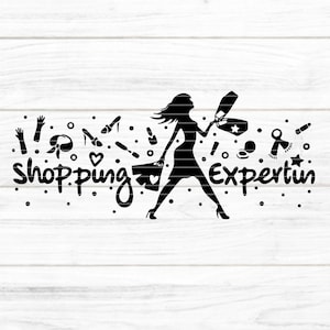 Winkelen expert plotter bestand SVG DXF FCM, winkelen, tas, aankoop, vrouw, moeder dochter laserprinten sublimatie svg dxf fcm eps pdf png jpg